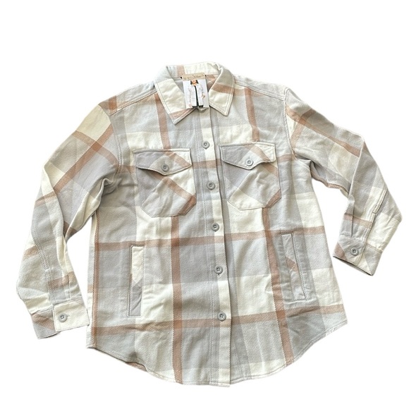BC Clothing - Plaid Flannel Shacket - Picture 5 of 6